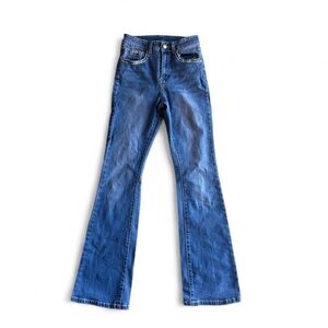 Stylish Blue Flare Women's Jeans
